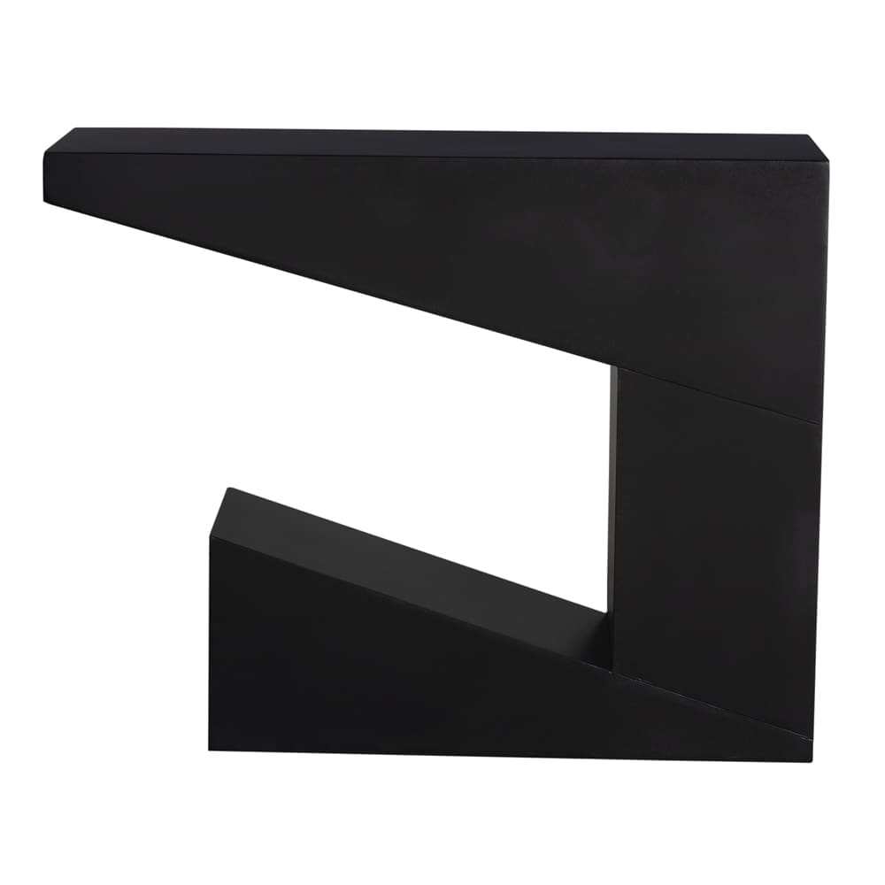 Devo Console in Matte Black — Noir Furniture