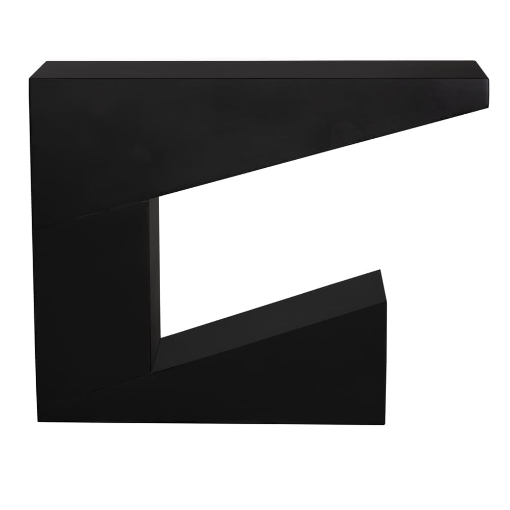 Devo Console in Matte Black — Noir Furniture