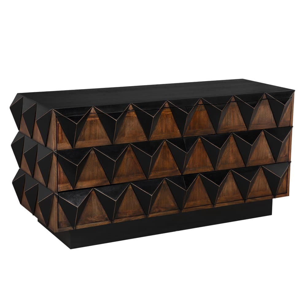 Nigel Chest in Hand Rubbed Black — Noir Furniture
