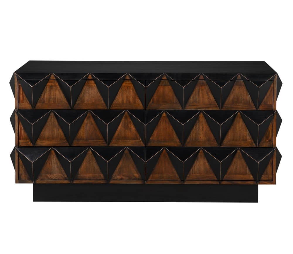 Nigel Chest in Hand Rubbed Black — Noir Furniture