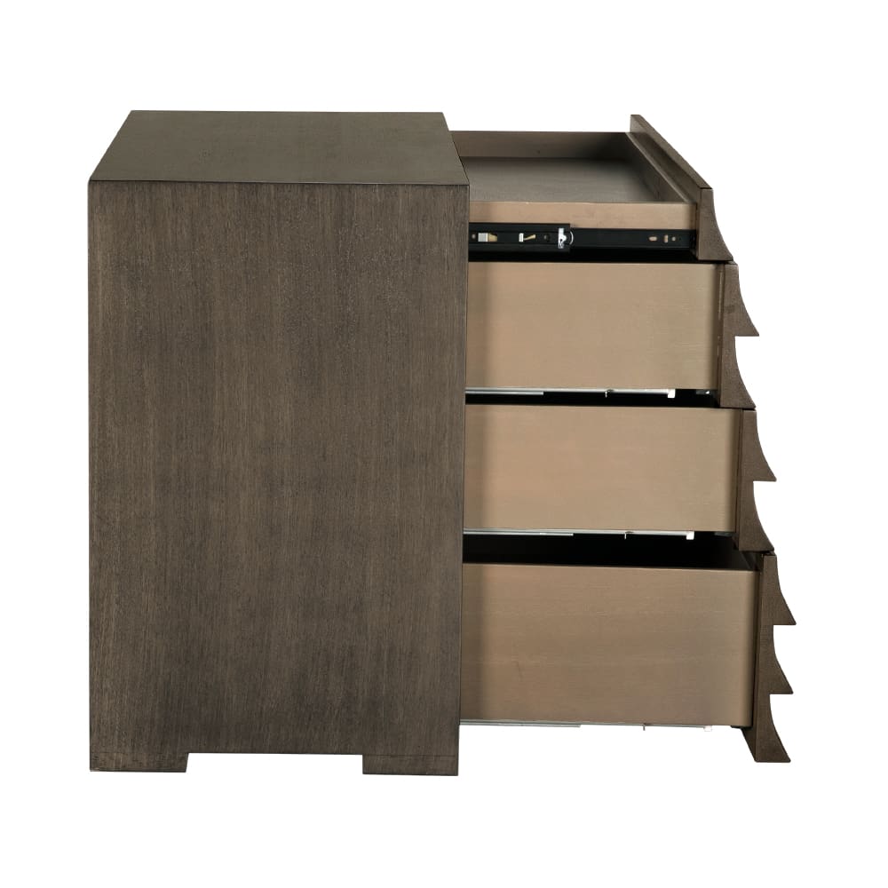 Frederico Console, Greige Walnut