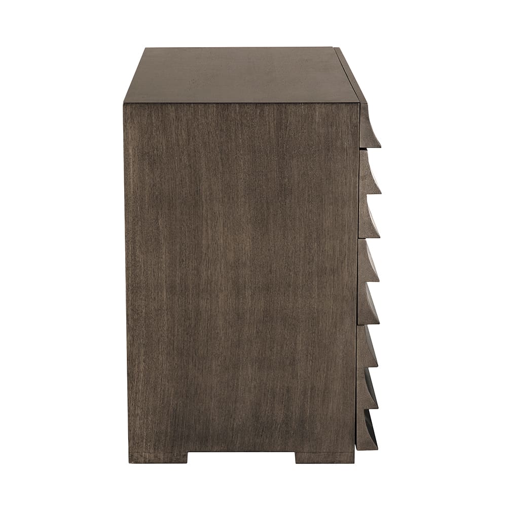 Frederico Console, Greige Walnut