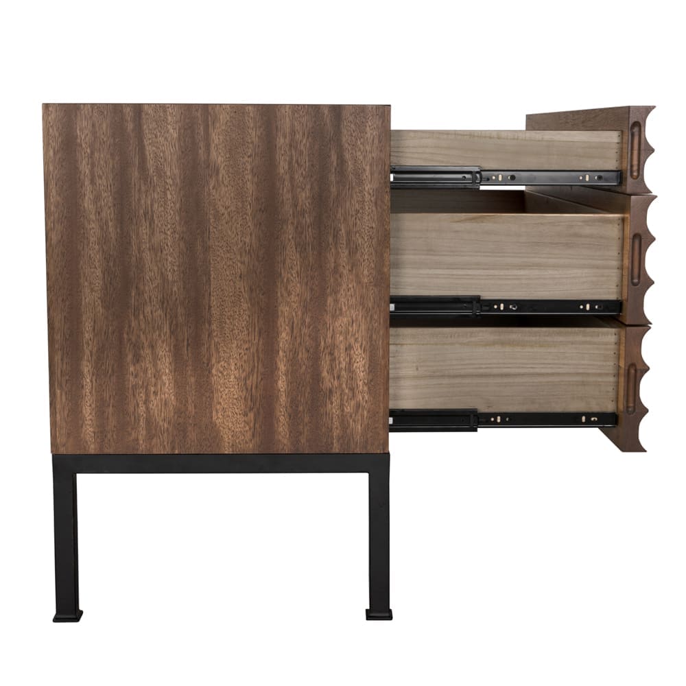 Arturo Console, Dark Walnut in Dark Walnut — Noir Furniture