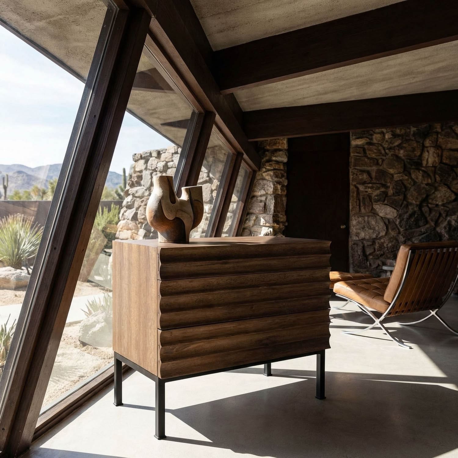 Arturo Console, Dark Walnut