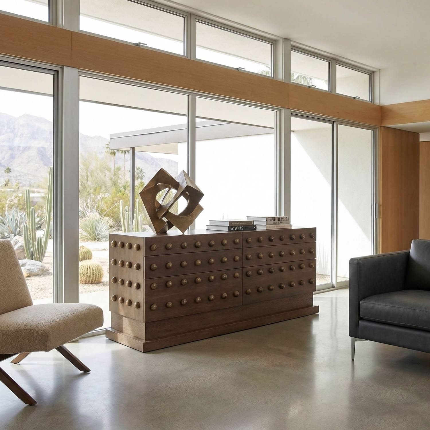 Didier Sideboard, Greige Walnut