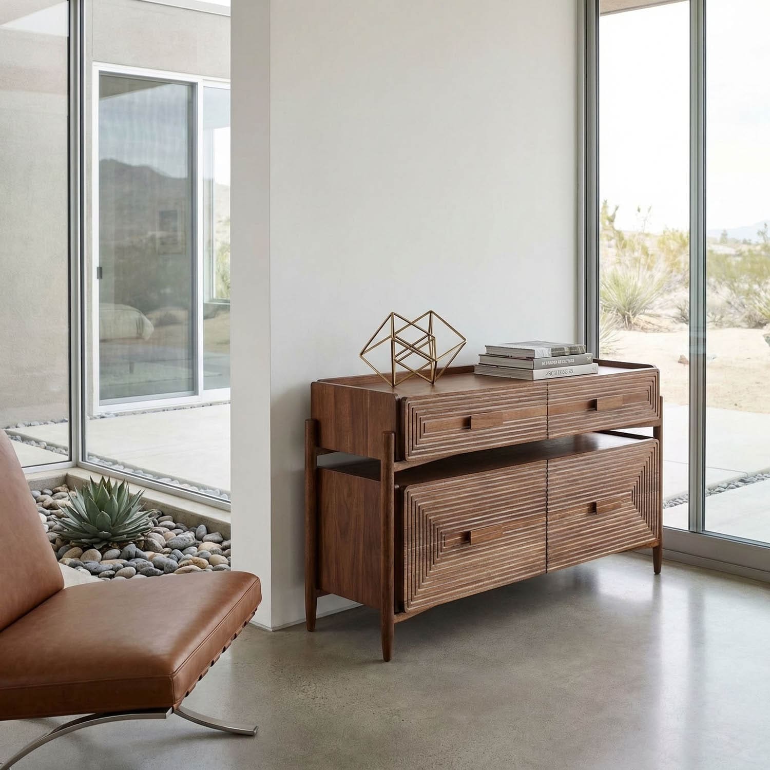Savino Sideboard, Dark Walnut