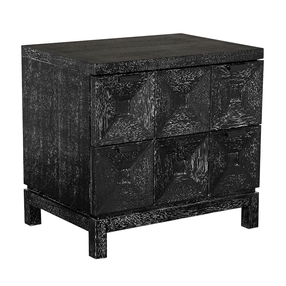 Musashi 2 Drawer, Small, Black Walnut