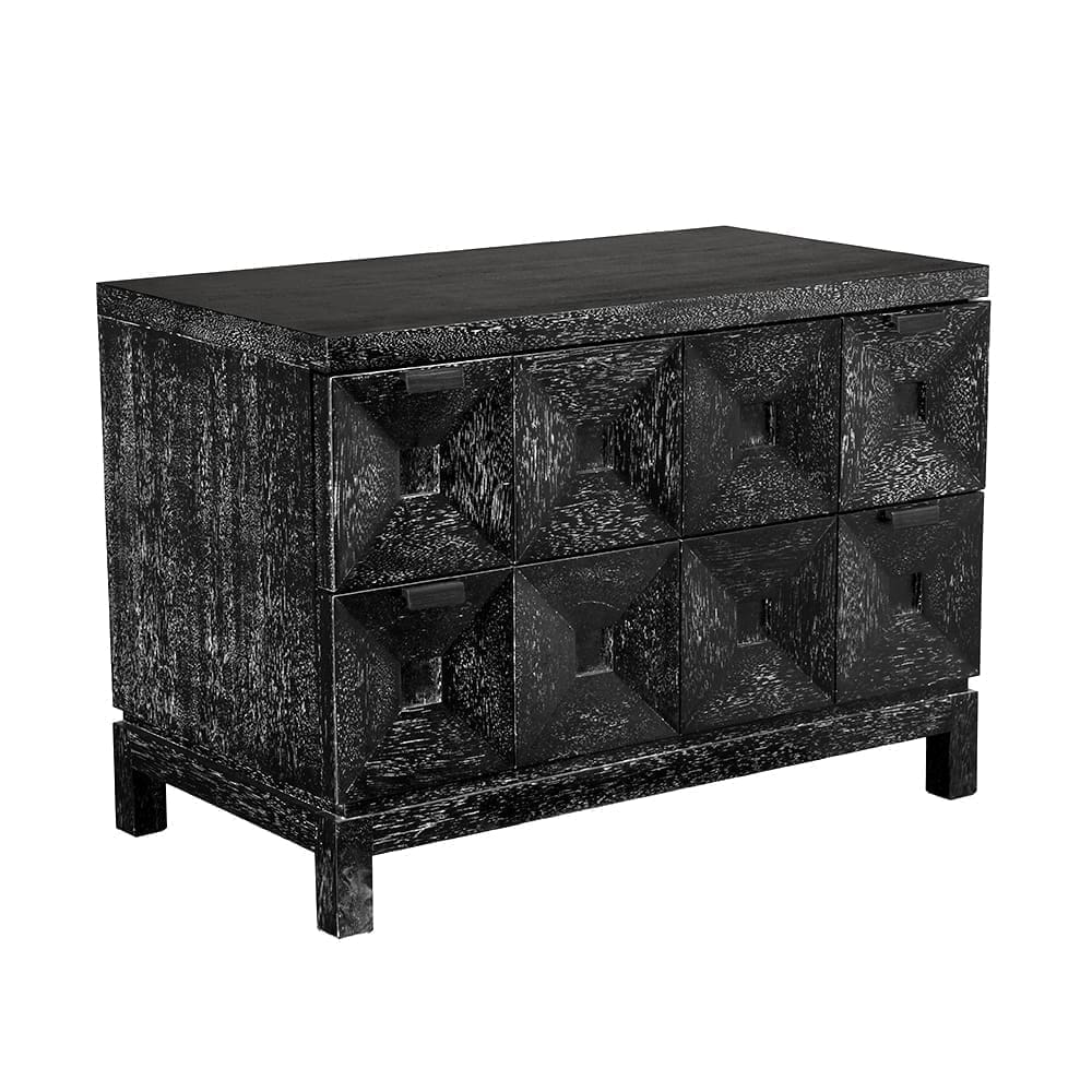 Musashi 2 Drawer, Large, Black Walnut