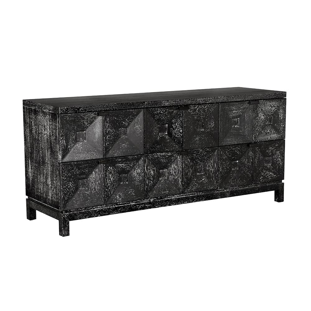 Musashi 6 Drawer, Black Walnut