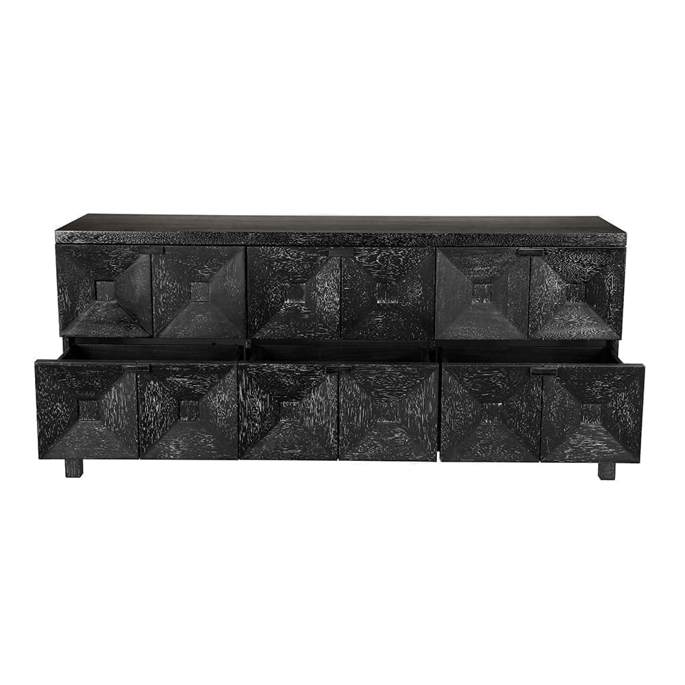 Musashi 6 Drawer, Black Walnut