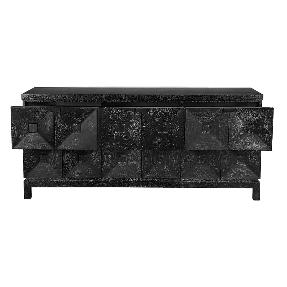 Musashi 6 Drawer, Black Walnut