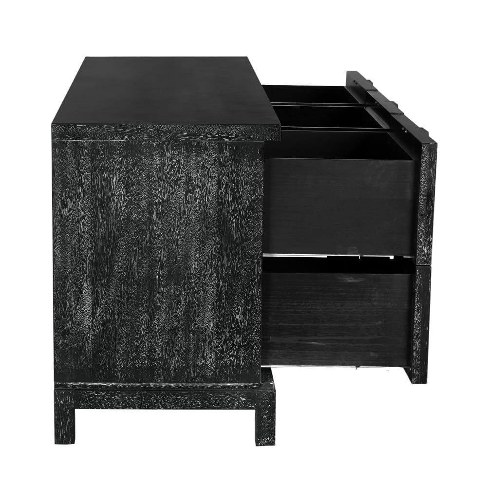 Musashi 6 Drawer, Black Walnut