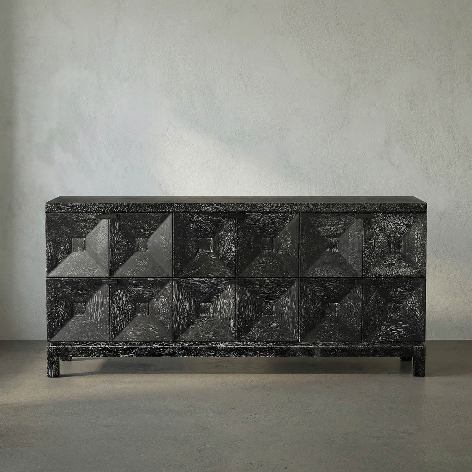Musashi 6 Drawer, Black Walnut by Noir