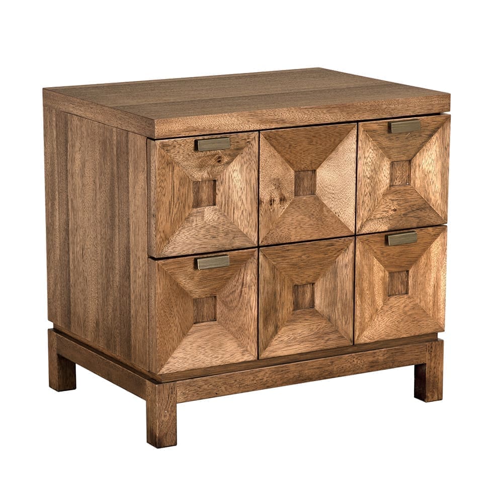 Musashi 2 Drawer, Small, Dark Walnut