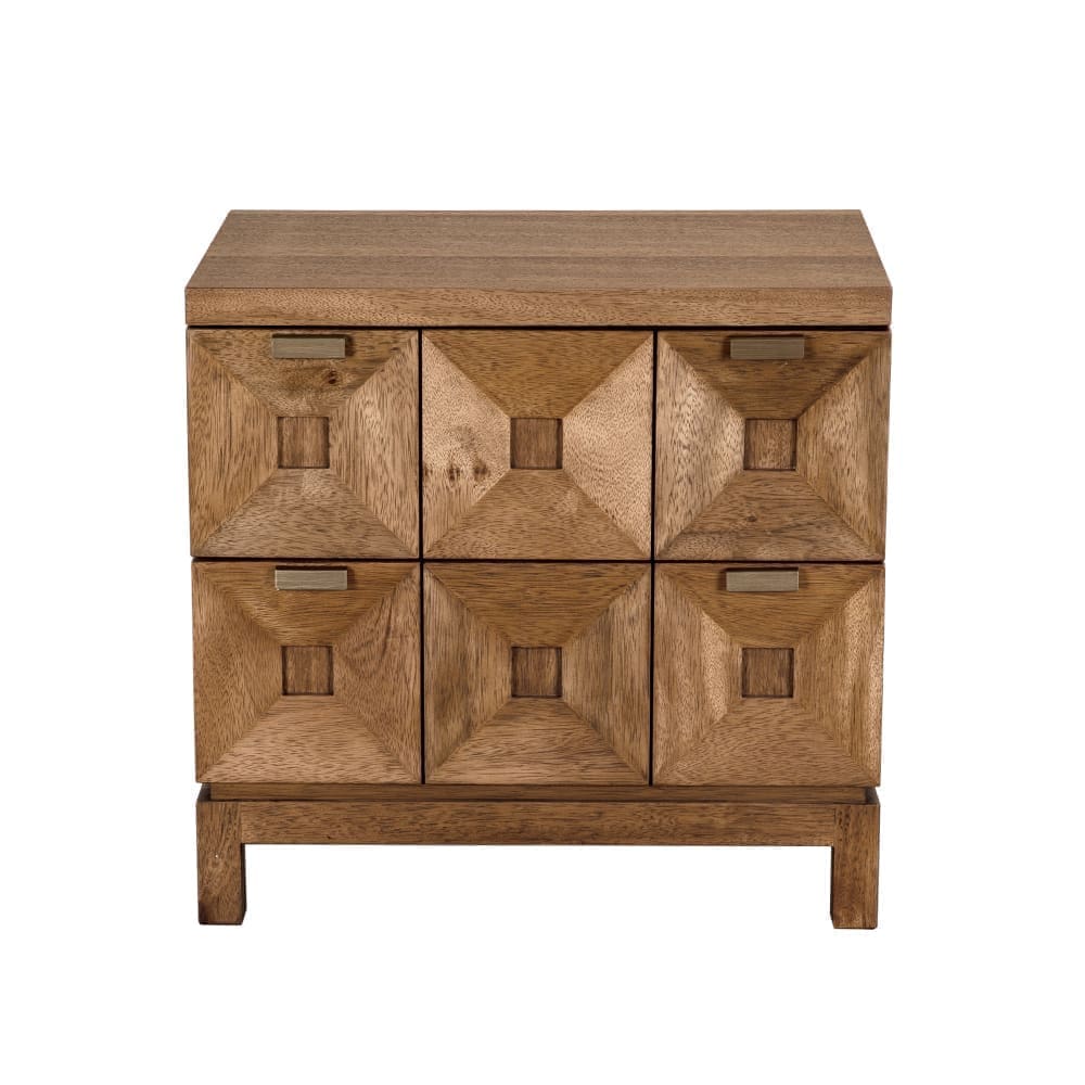Musashi 2 Drawer, Small, Dark Walnut