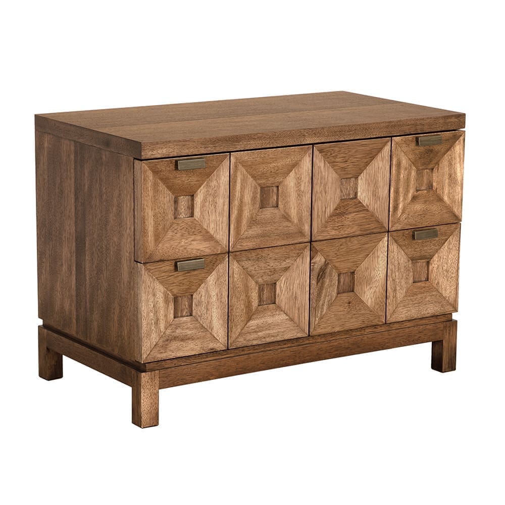 Musashi 2 Drawer, Large, Dark Walnut