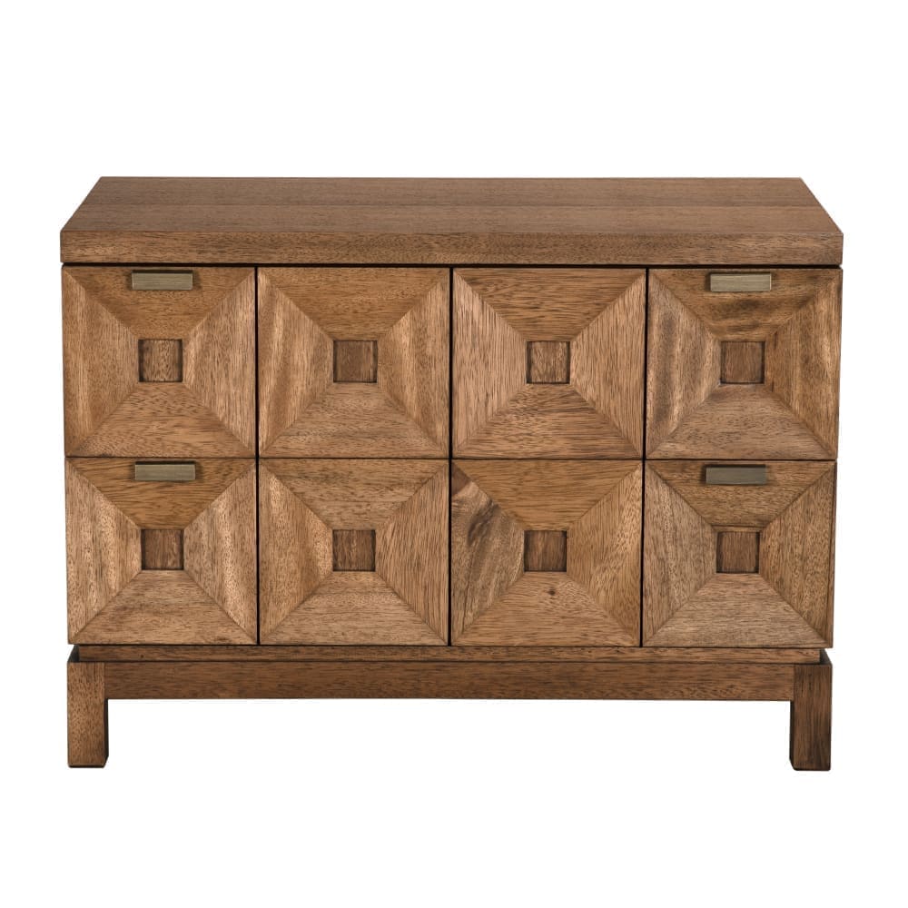 Musashi 2 Drawer, Large, Dark Walnut