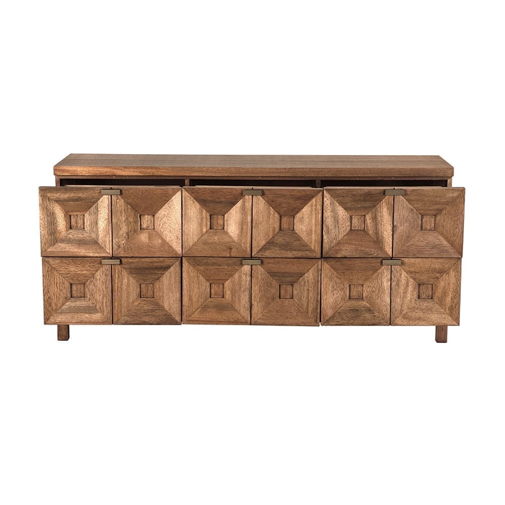 Musashi 6 Drawer, Dark Walnut