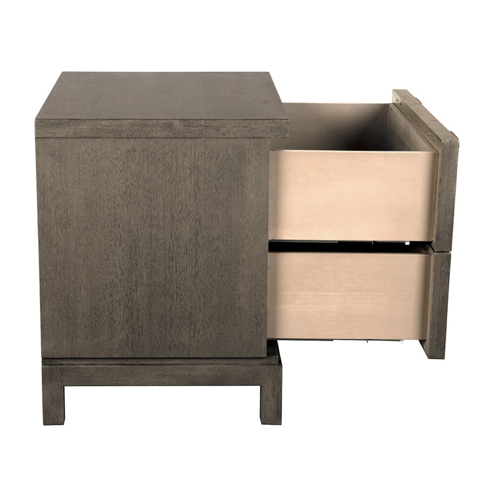Musashi 2 Drawer, Small, Greige Walnut
