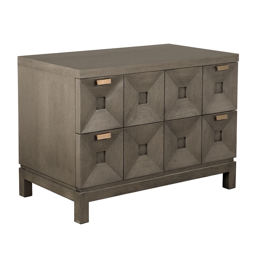 Musashi 2 Drawer, Large, Greige Walnut