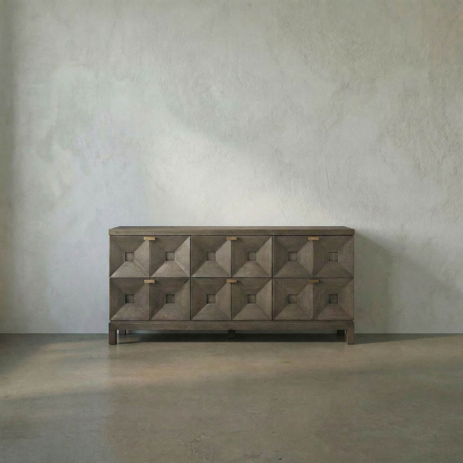 Musashi 6 Drawer, Greige Walnut by Noir