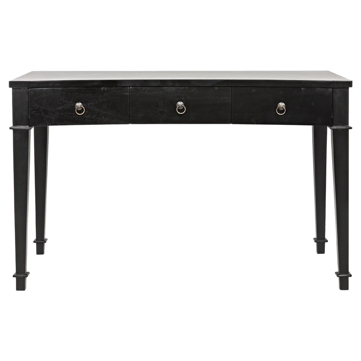 Curba Desk, Hand Rubbed Black