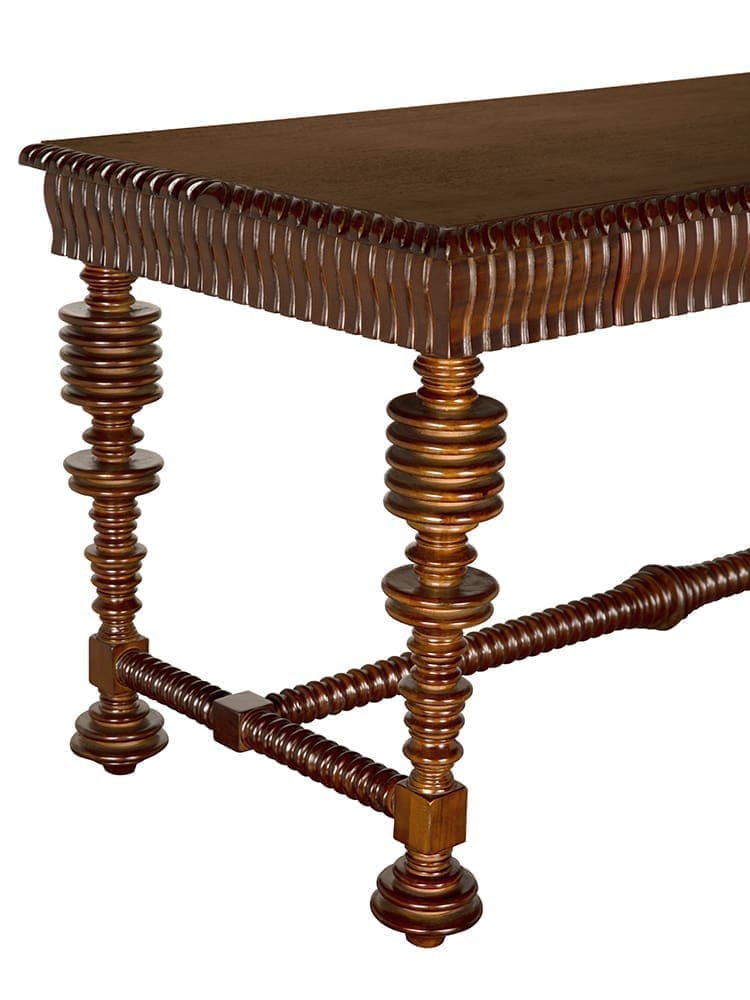 Portuguese Desk, Hand Rubbed Brown