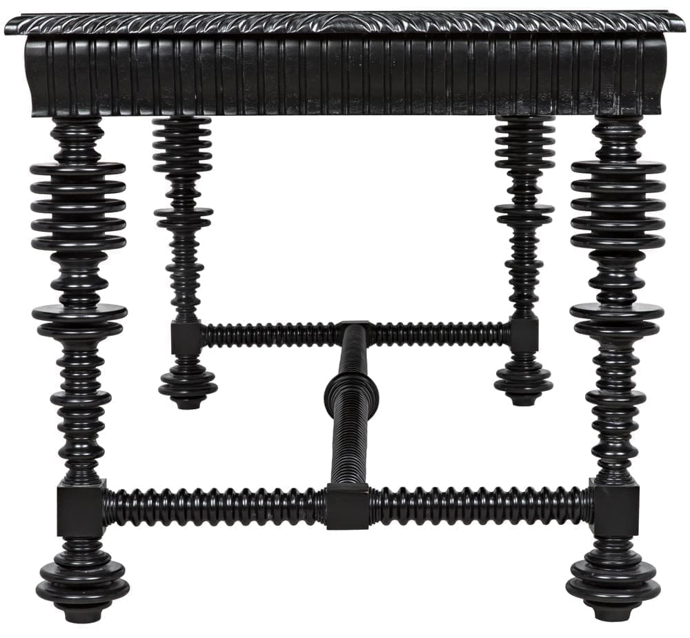 Portuguese Desk, Hand Rubbed Black