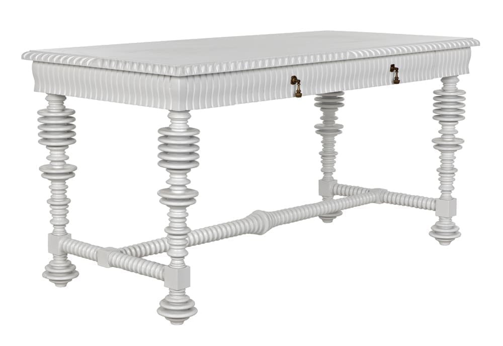 Portuguese Desk, Small, Solid White