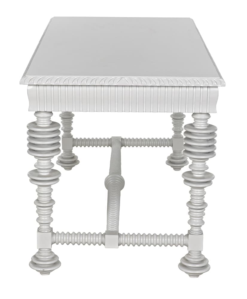 Portuguese Desk, Small, Solid White