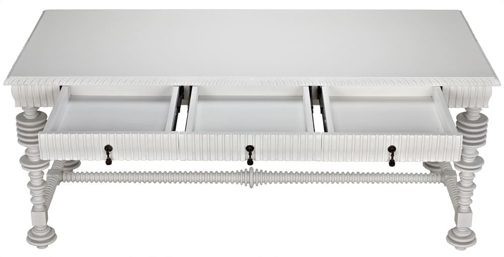 Portuguese Desk, Solid White