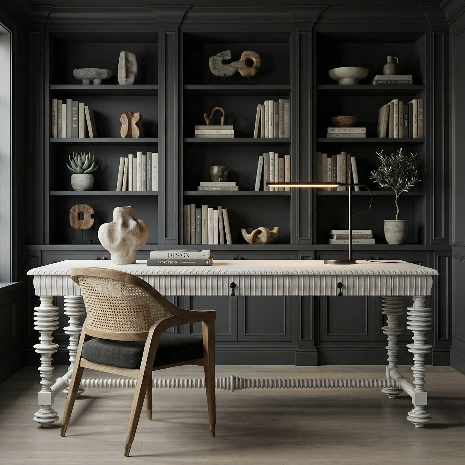 Portuguese Desk, Solid White