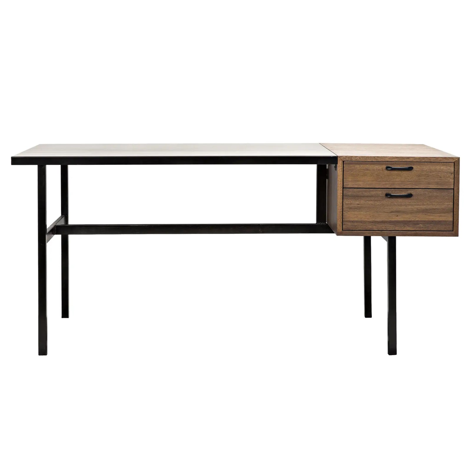 Algeron Desk with Black Iron