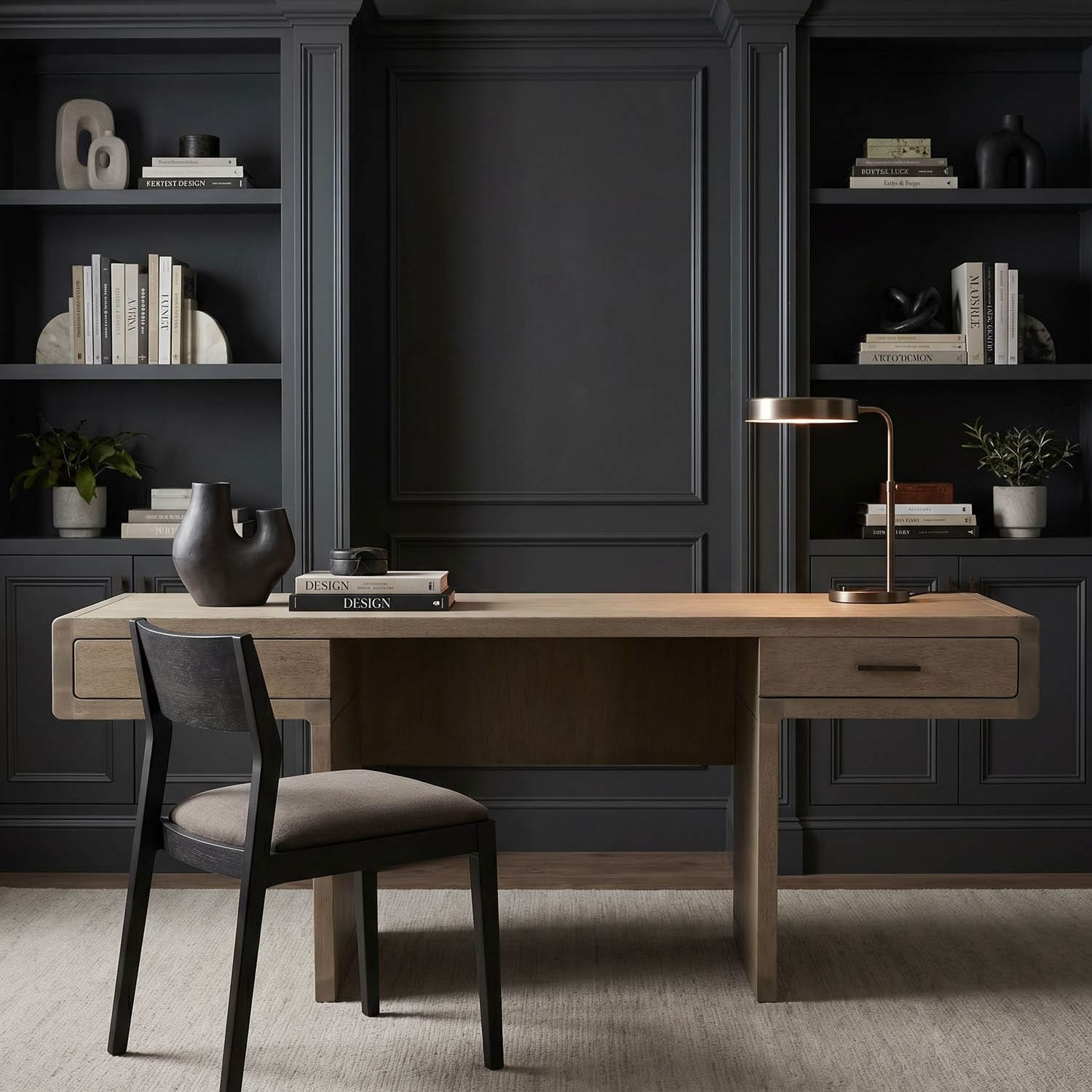 Degas Desk, Washed Walnut