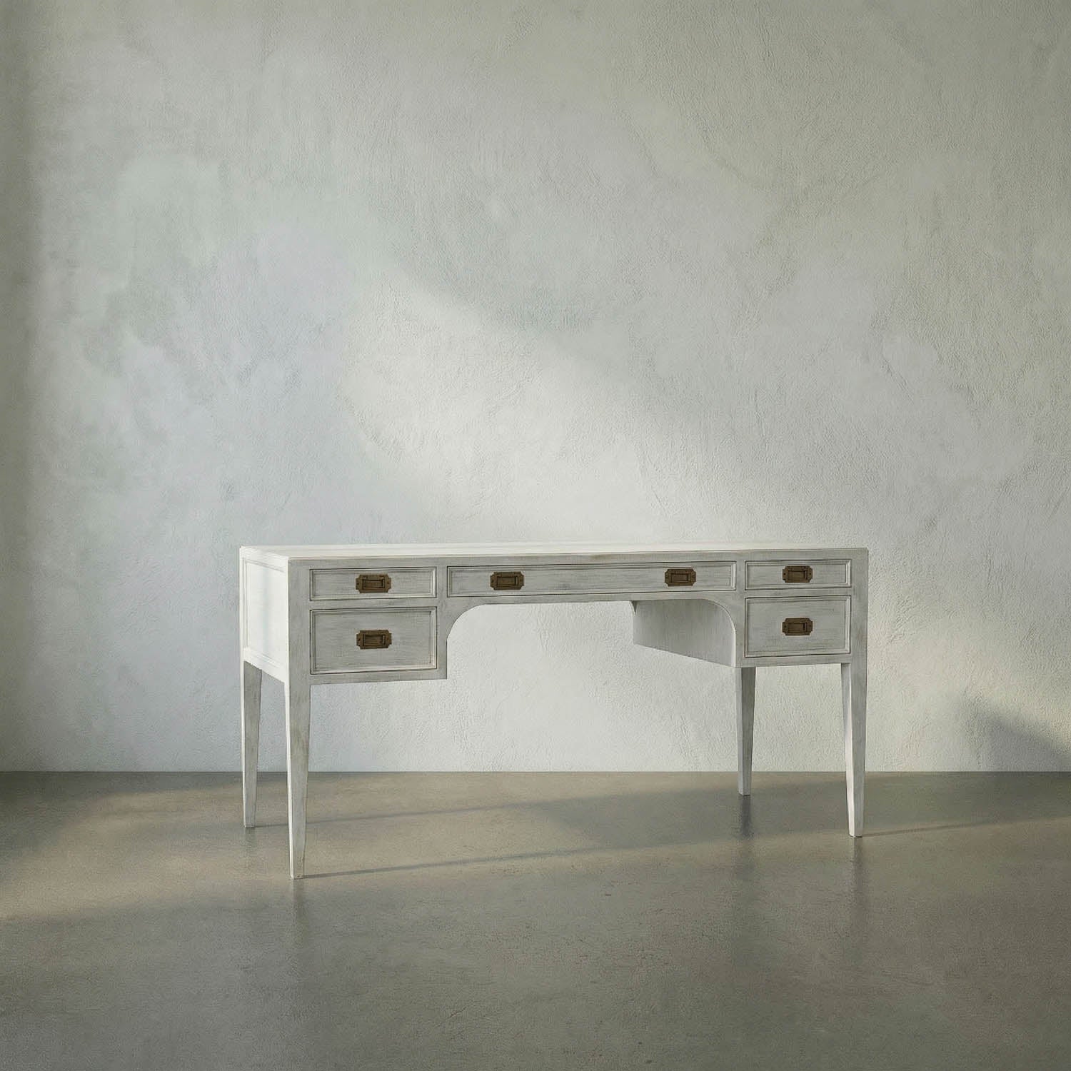 Africa Desk, White Wash by Noir