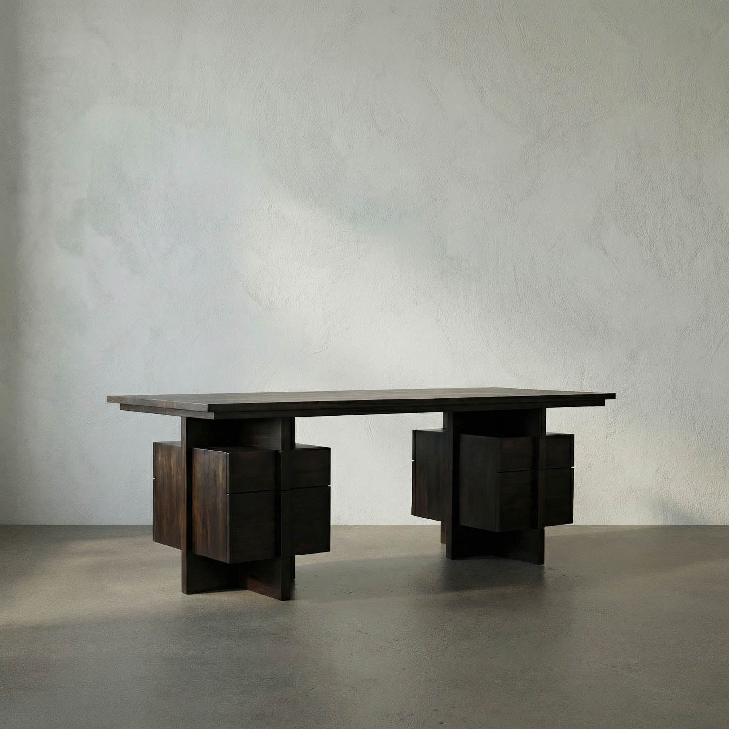 Bridge Desk, Ebony Walnut by Noir