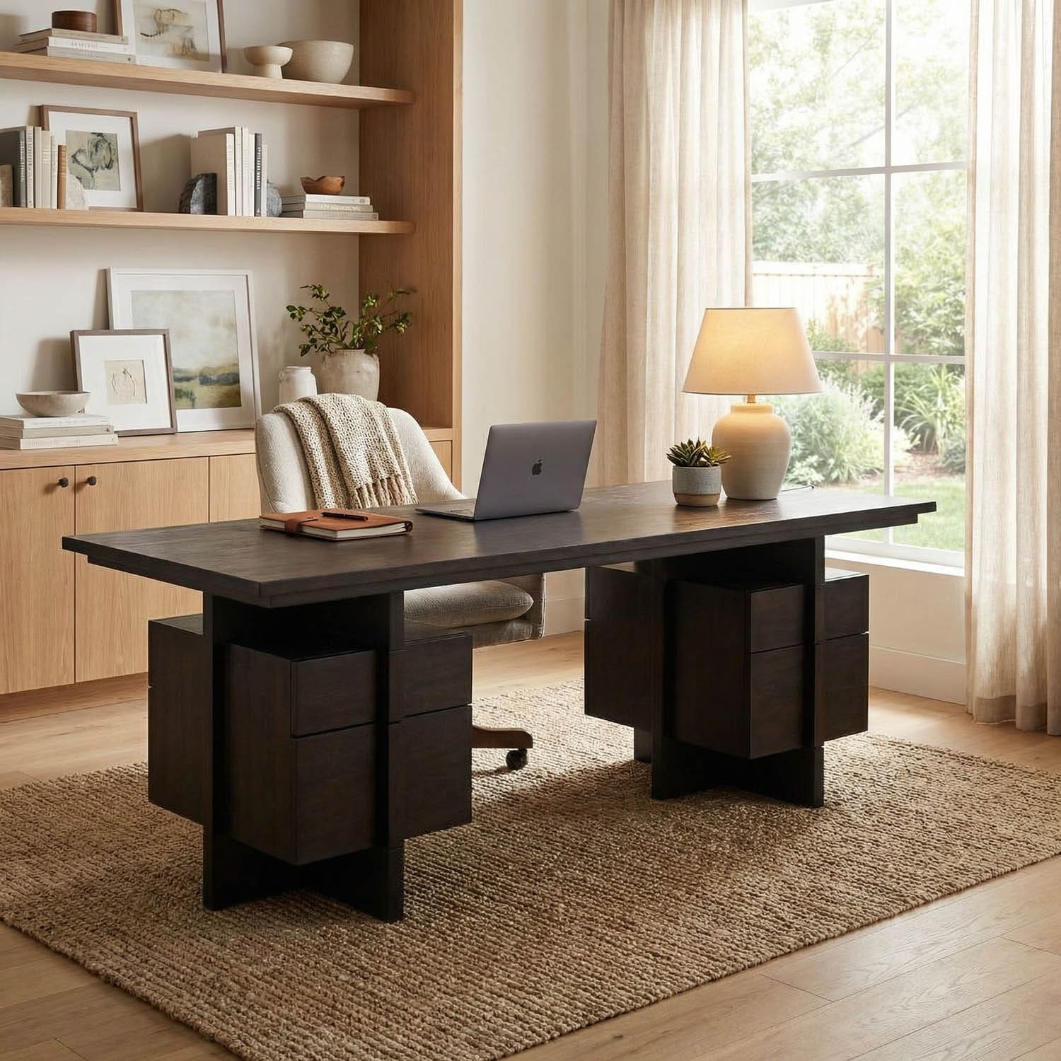 Bridge Desk, Ebony Walnut