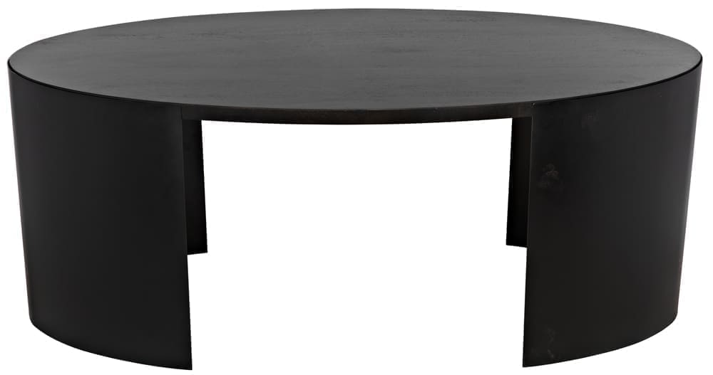 Marigold Desk, Ebony Walnut with Black Iron