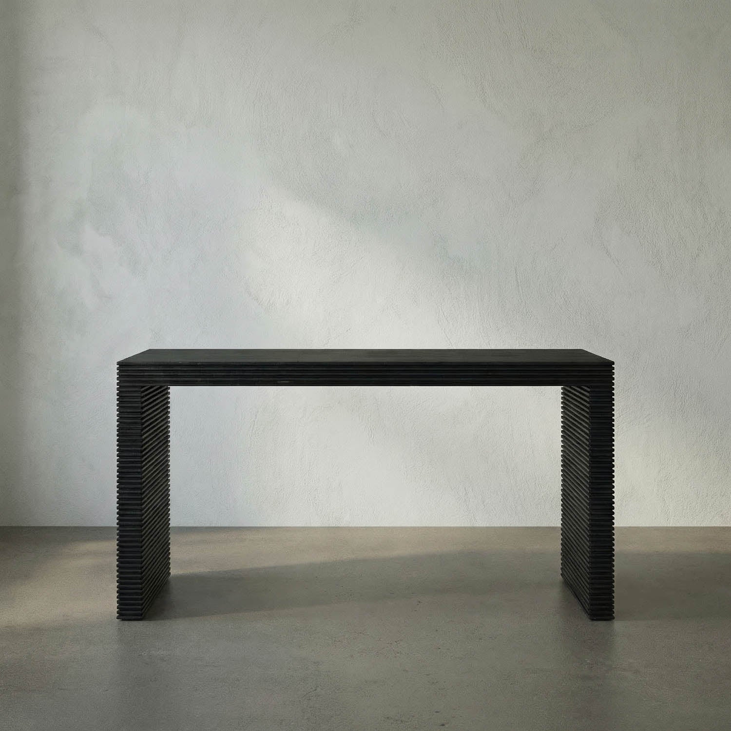 Manhattan Desk, Hand Rubbed Black by Noir