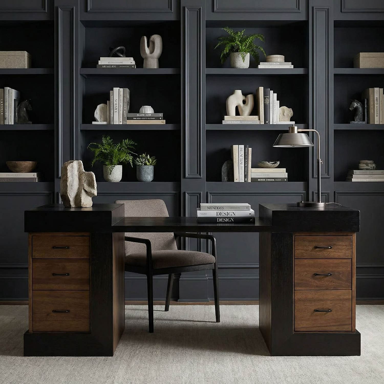 Bentley Desk, Dark/Ebony Walnut