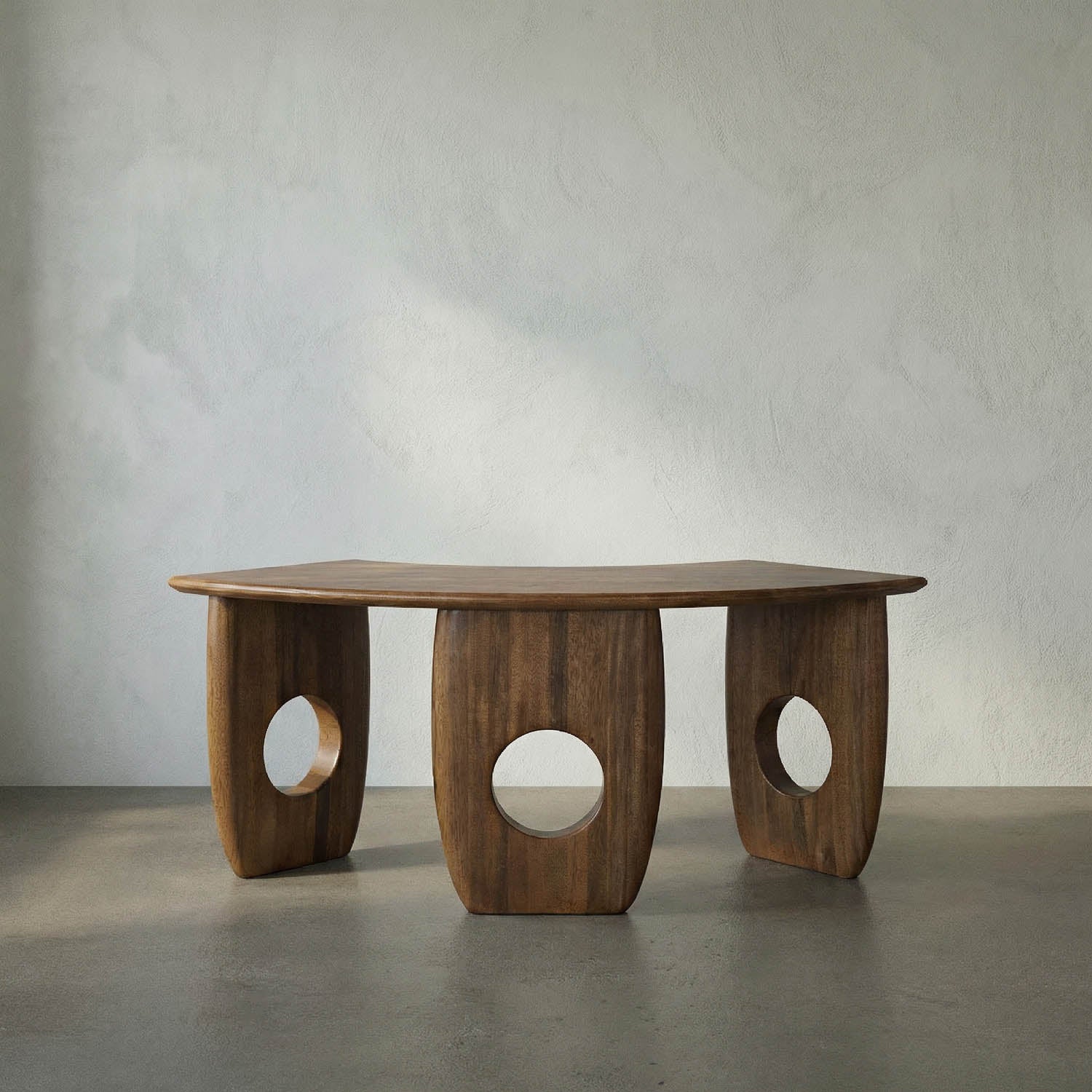 Lobster Desk, Dark Walnut by Noir