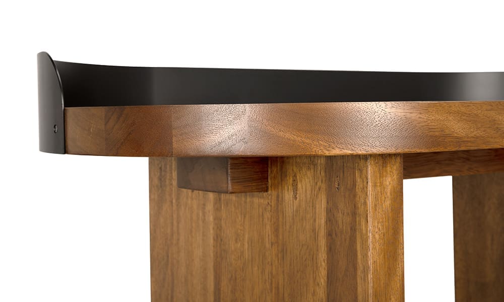 Euler Desk W/ Metal Detail