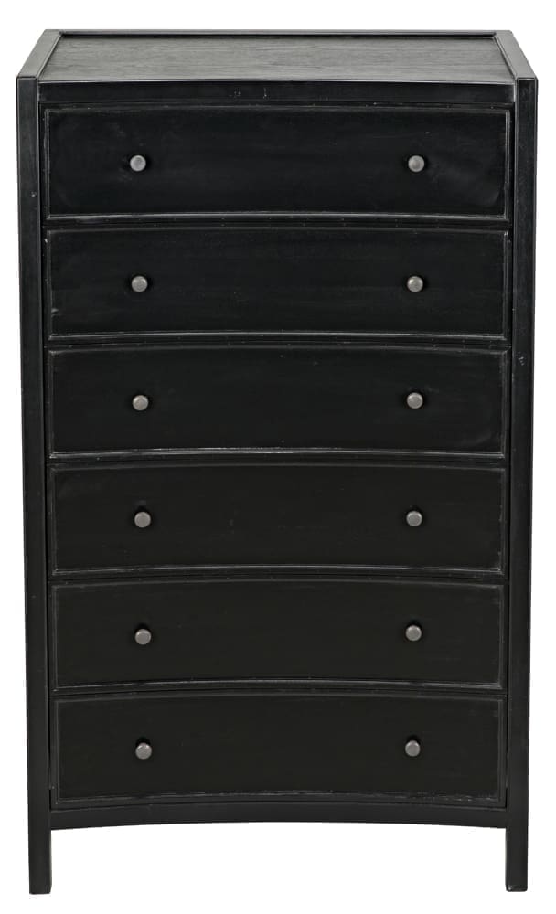 Hampton Tall Boy, Hand Rubbed Black