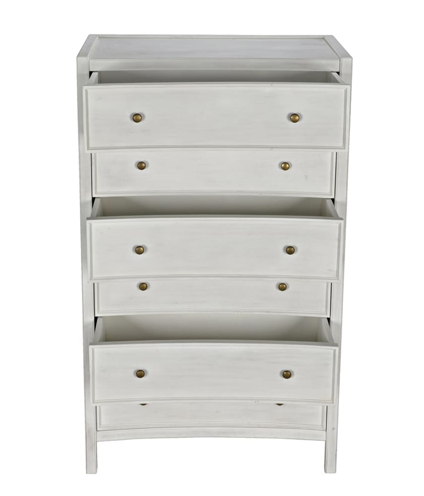 Hampton Tall Boy, White Wash