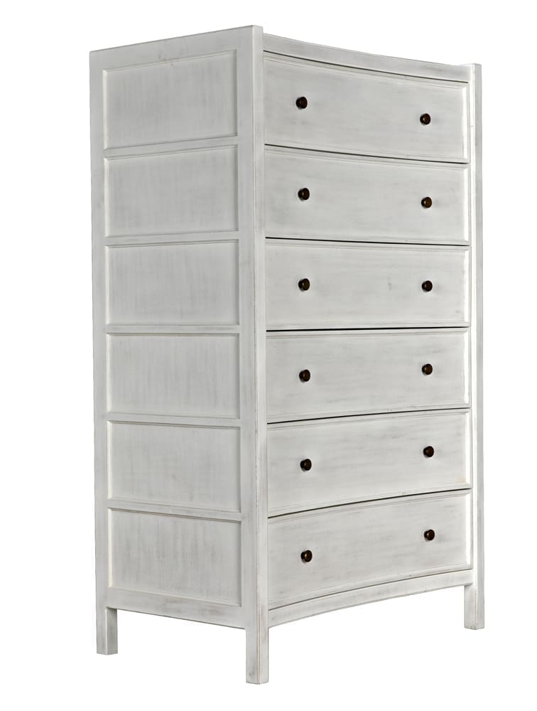 Hampton Tall Boy, White Wash