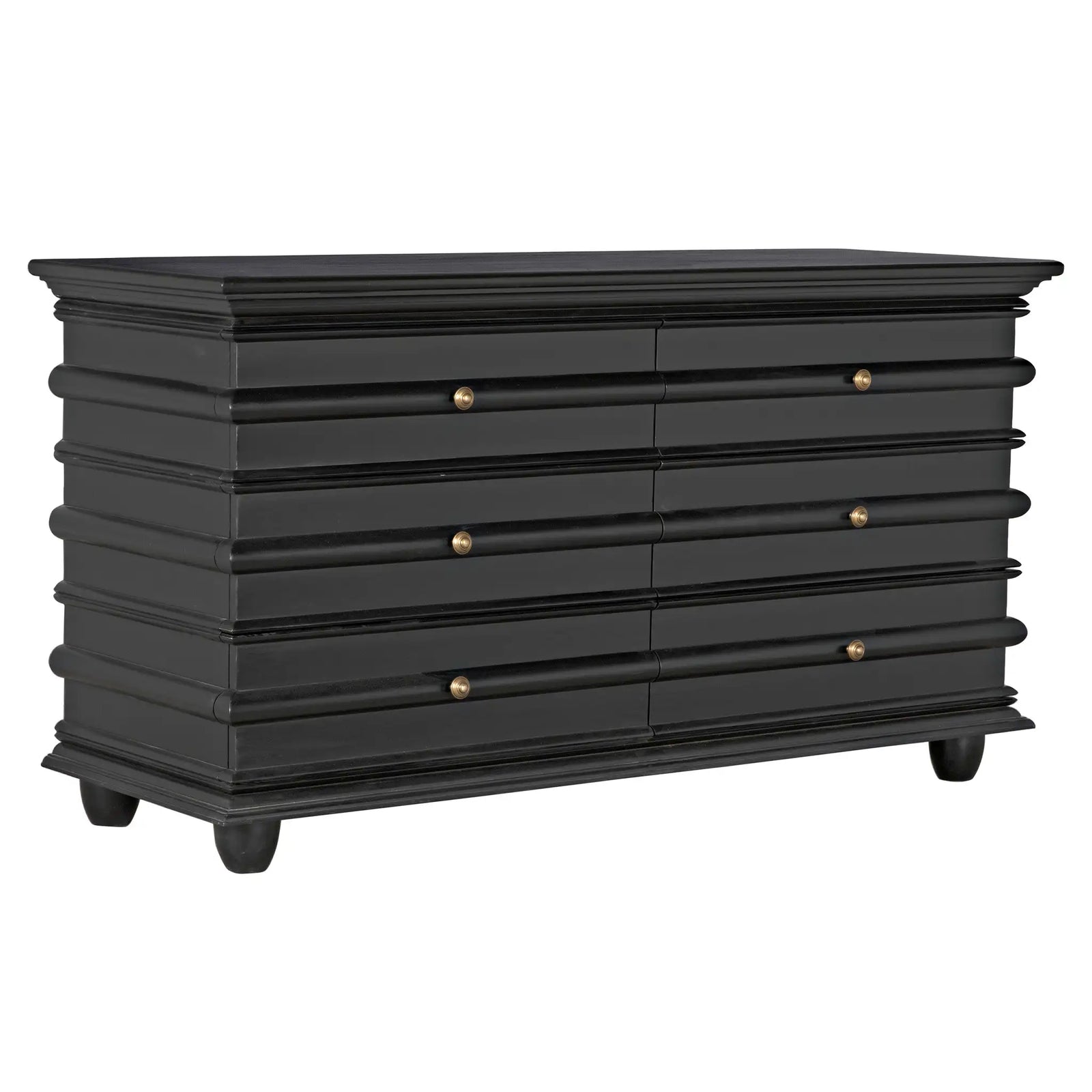 Ascona Chest, Hand Rubbed Black