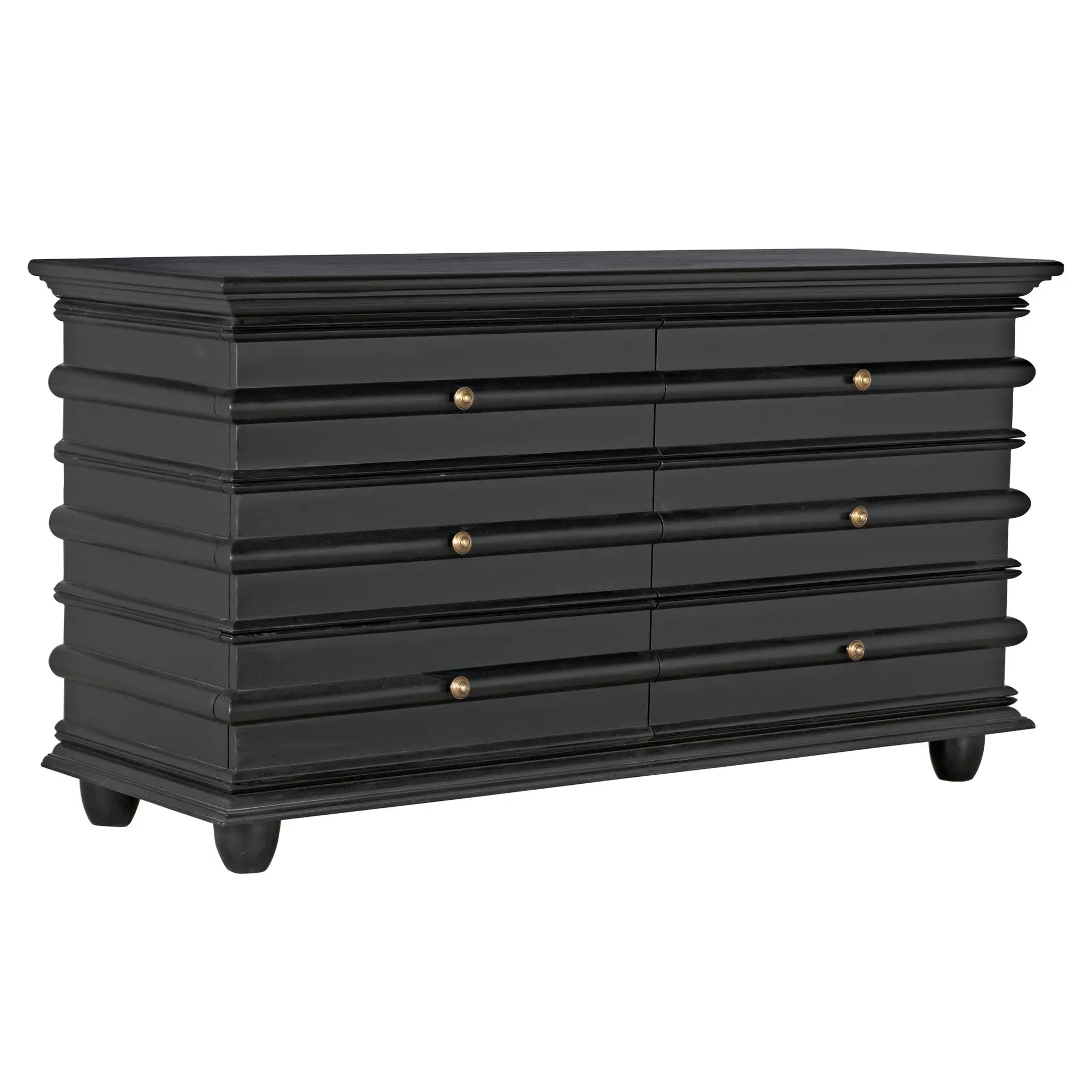 Ascona Chest, Hand Rubbed Black