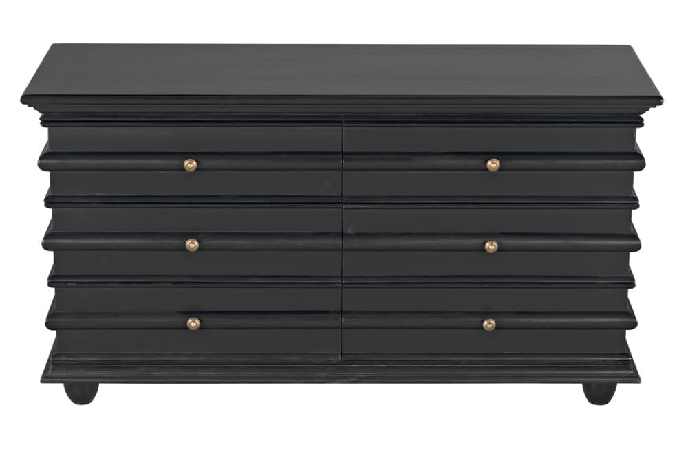Ascona Chest, Hand Rubbed Black