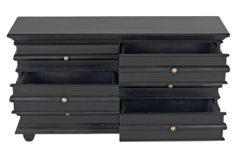 Ascona Chest, Hand Rubbed Black