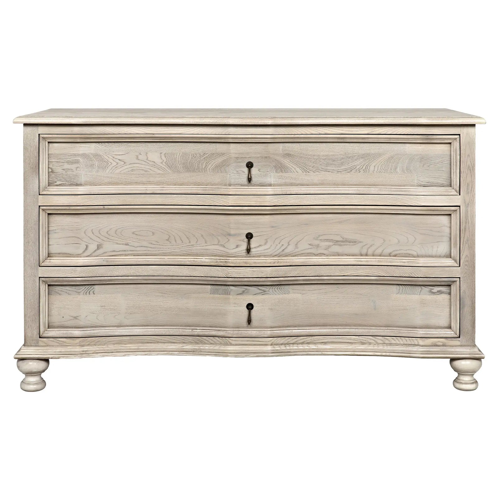 Curved Front 3 Drawer Chest